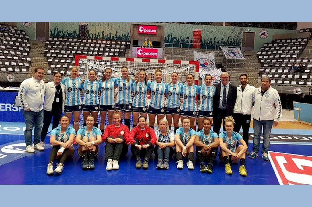 Ayelén García marcó tres goles para Argentina en el Mundial de Handball