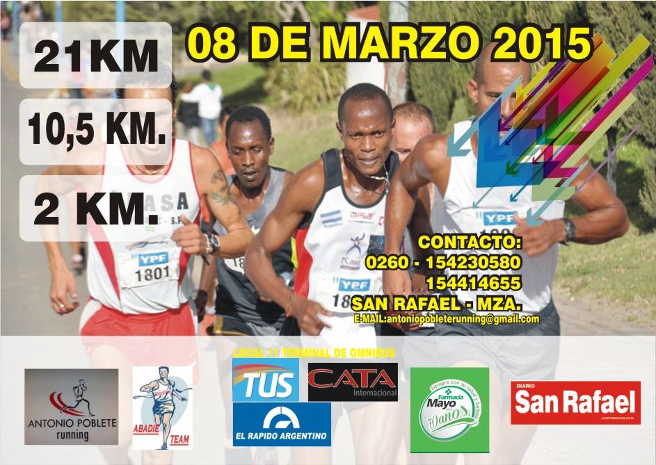 Se viene la Maratón de San Rafael