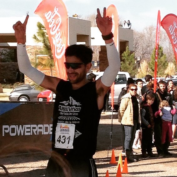Antonio Poblete ganó la Maratón de la Nieve