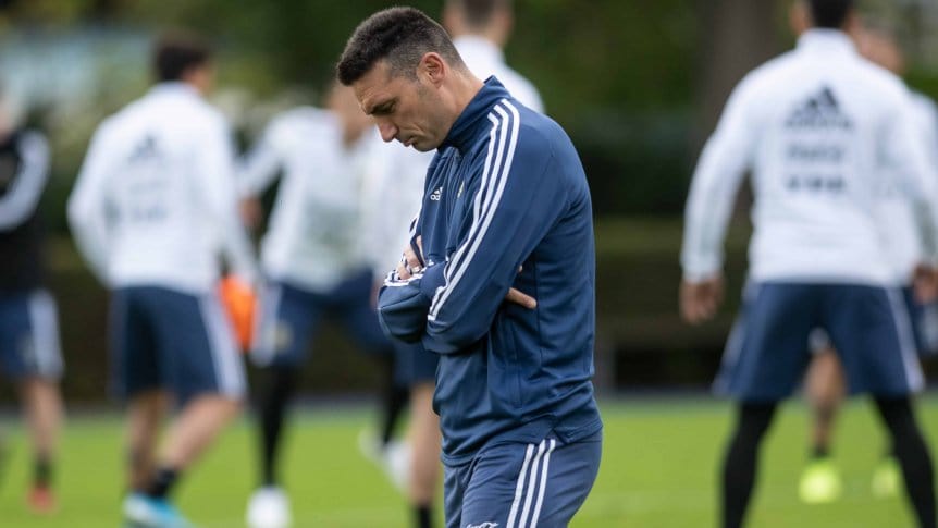 Scaloni mantiene dos dudas en la Selección Argentina antes del clásico ante Brasil