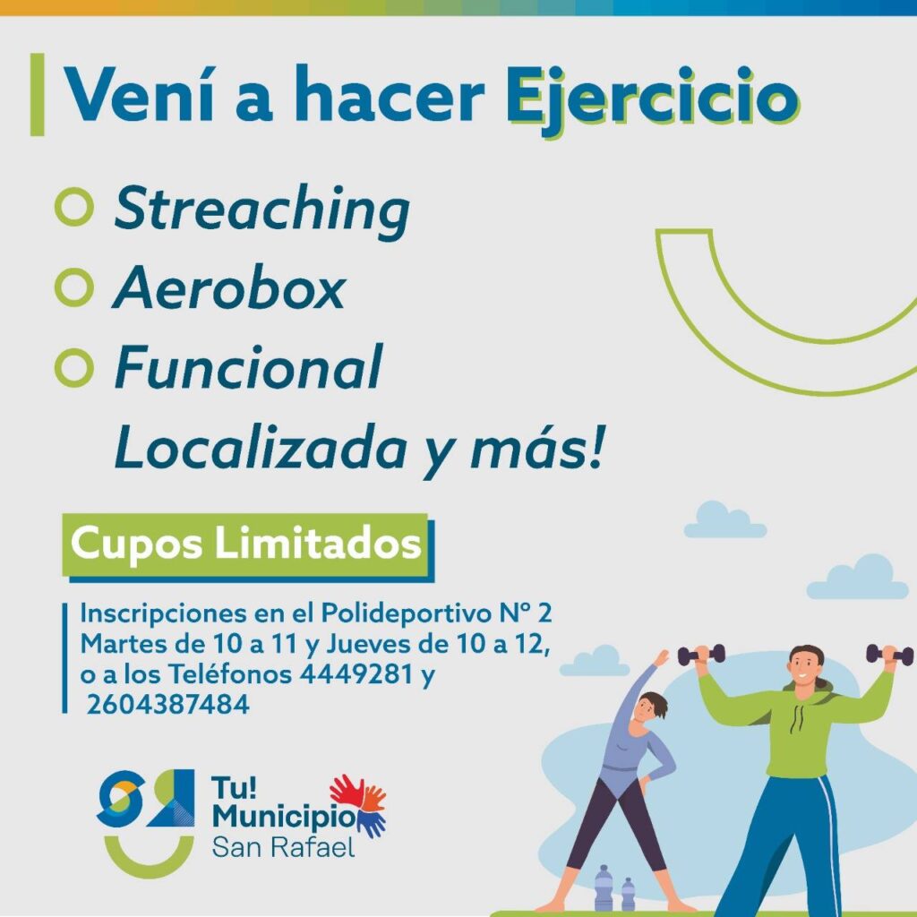 Se desarrollan diferentes actividades deportivas en el Polideportivo N° 2