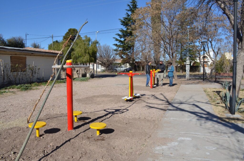 San Rafael sigue sumando gimnasios a cielo abierto en los distritos