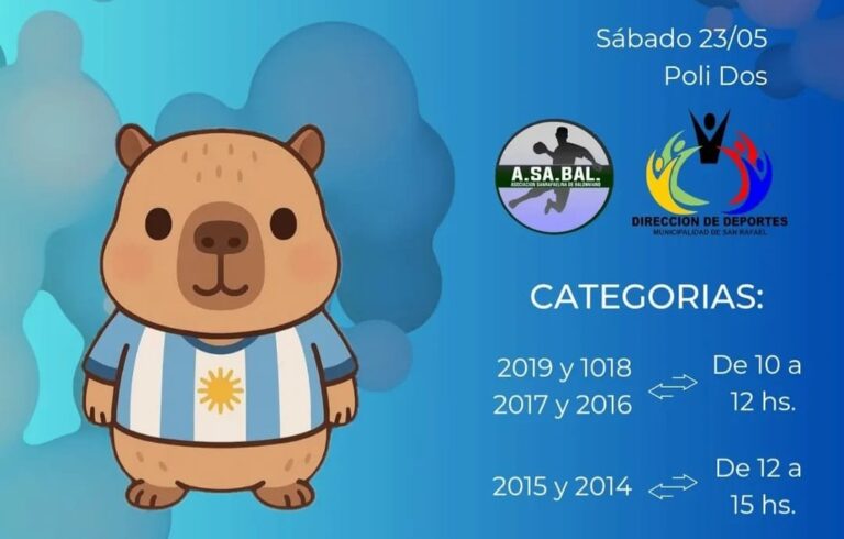 El Polideportivo Nº2 recibirá un gran Encuentro de Mini Handball
